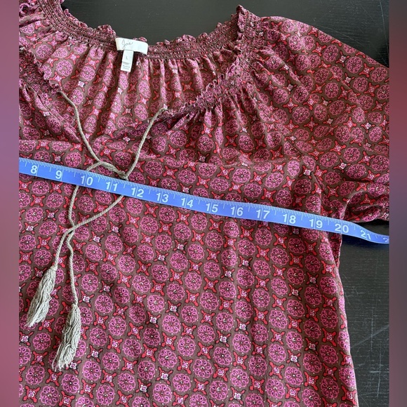 Joie 100% Silk Blouse | Size Large - Picture 7 of 7